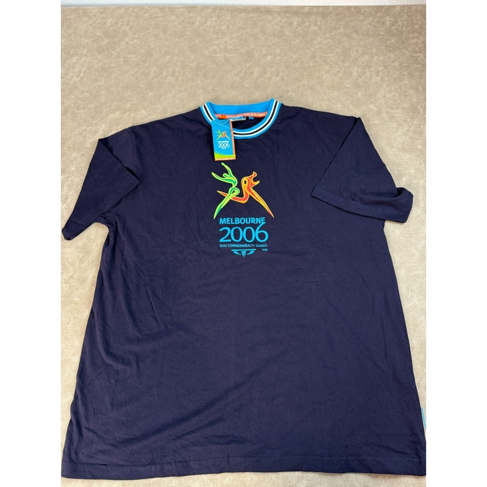 NWT Melbroune 2006‎ Official Licensed Product XVIII Commonwealth Games Shirt XXL